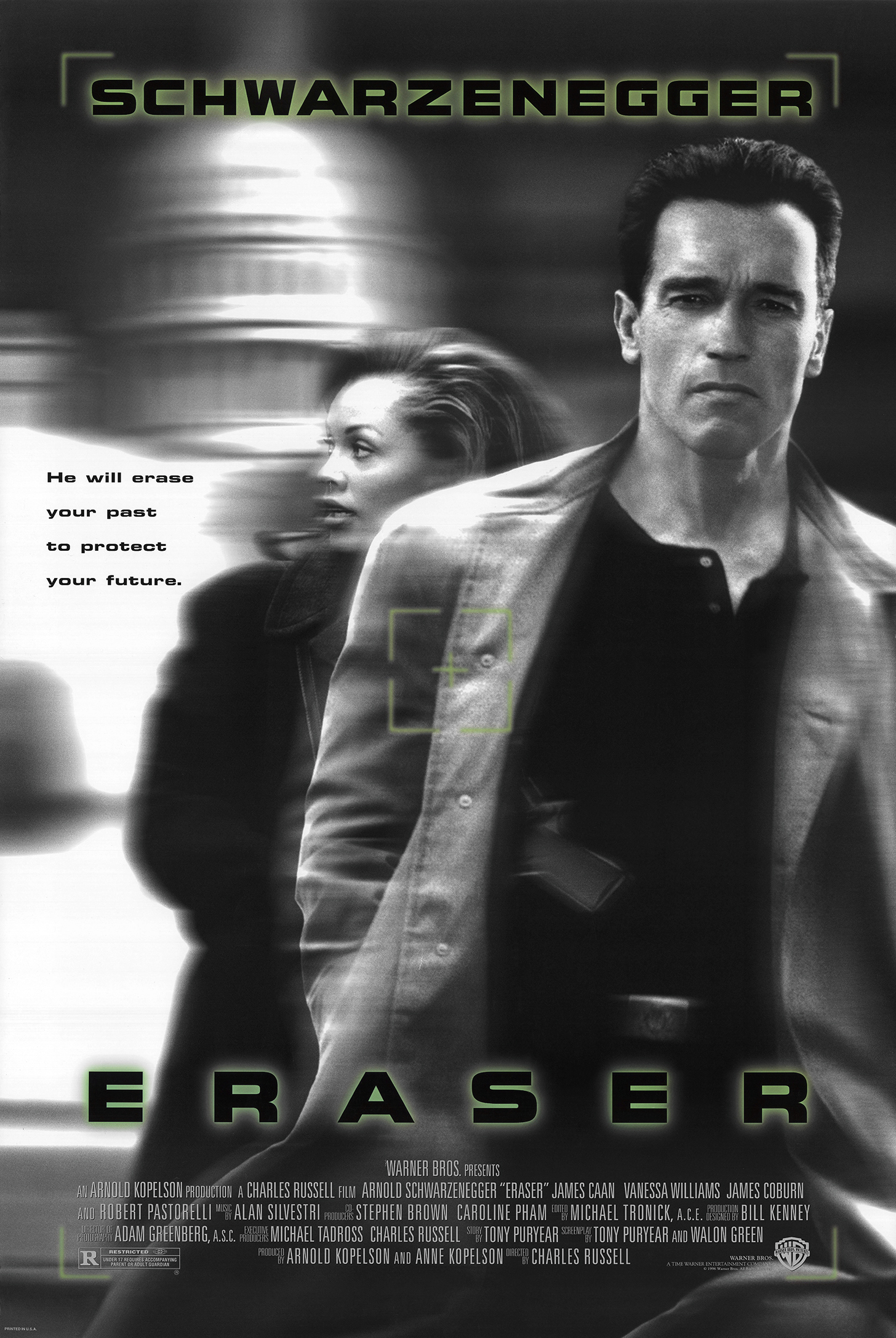 ดูหนัง Eraser อีเรเซอร์ คนเหล็กพยัคฆ์ร้ายพระกาฬ
